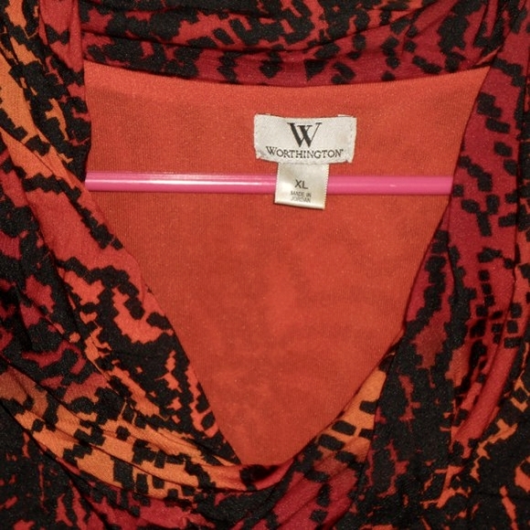 Worthington Top Vibrant Red/Rust/Amber - Picture 9 of 15